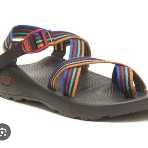 Chaco Men's Sandals with Black and Multi-Colored Straps